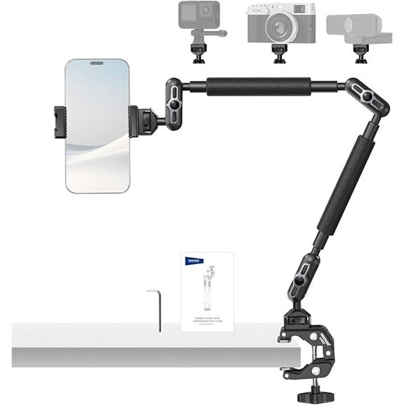NEEWER 22 Adjustable Camera Mount with Clamp
