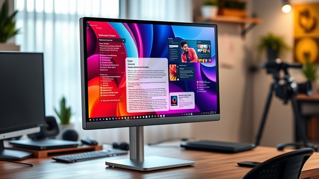 adjustable compatible monitor features