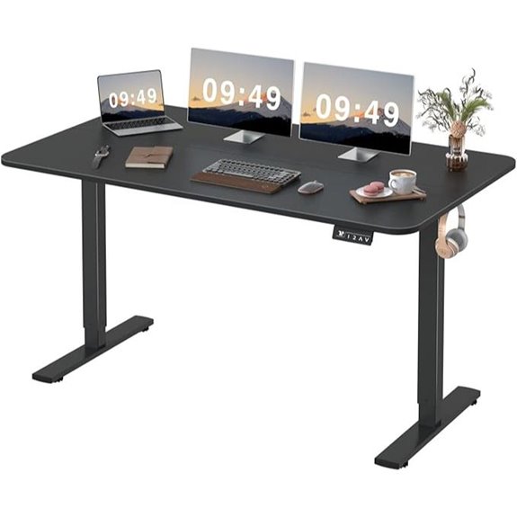 Furmax Adjustable Electric Standing Desk (55x24 Inches)