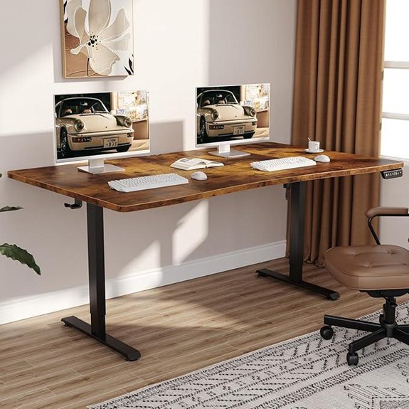 Veken Electric Sit-Stand Desk for Home Office