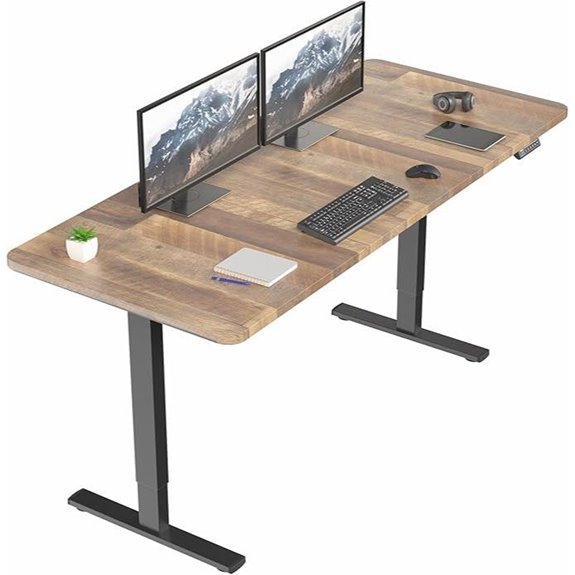 VIVO Electric Standing Desk with Memory Adjustment