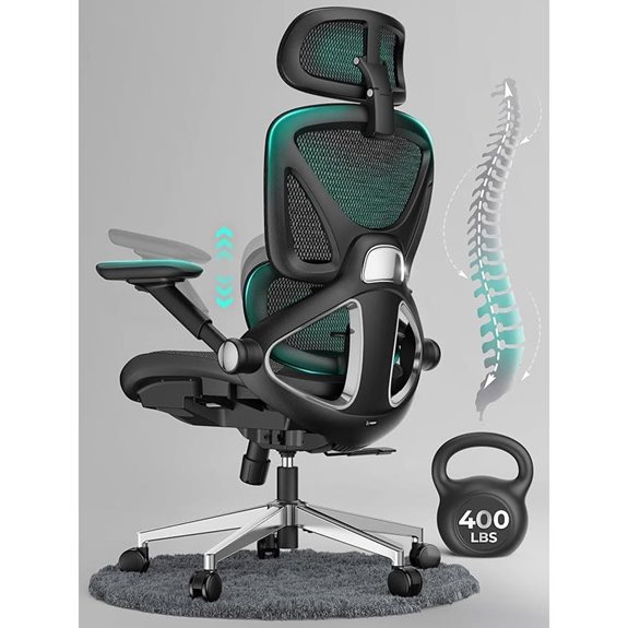 adjustable mesh office chair