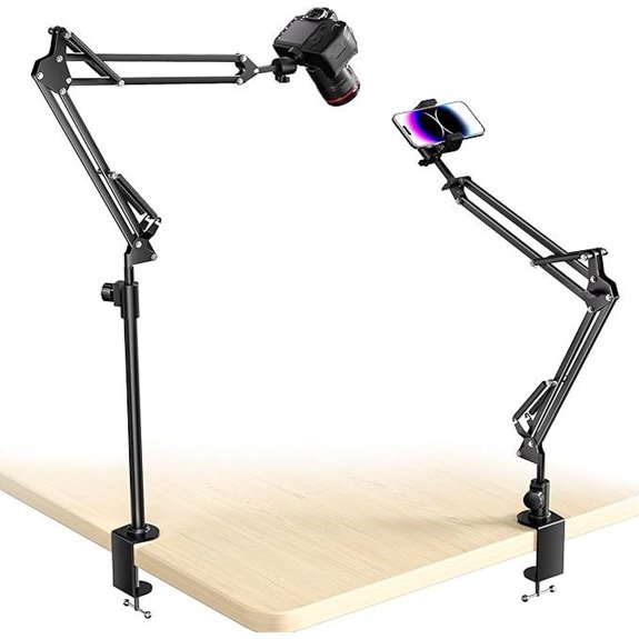 UBeesize Adjustable Overhead Camera Mount for Content Creation