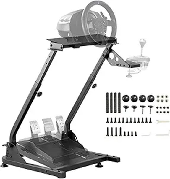 Adjustable Racing Wheel Stand for Logitech & Thrustmaster