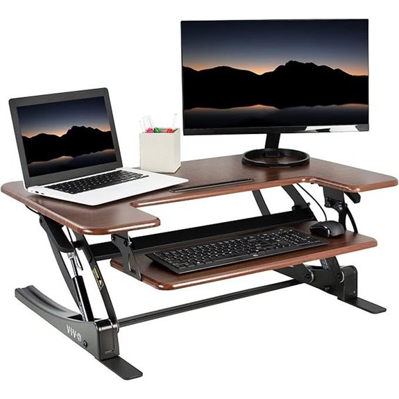 VIVO 36 Adjustable Sit-Stand Desk Converter