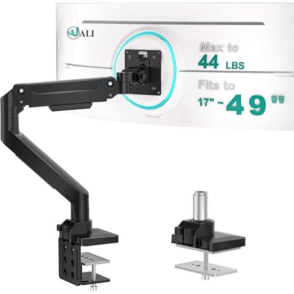 WALI Ultrawide Monitor Arm for 17-49 Inch Screens