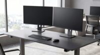 affordable dual monitor desks