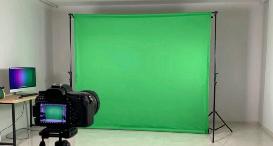 affordable home studio green screen