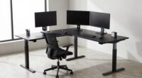 affordable l shaped standing desks