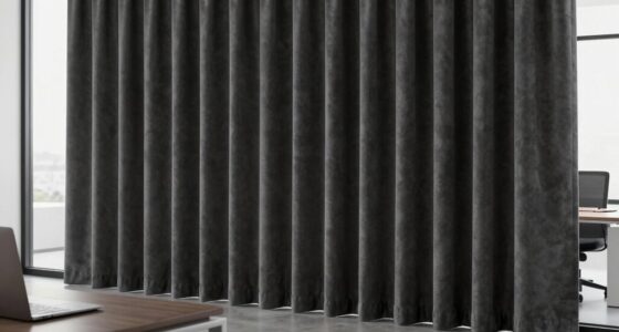 affordable office acoustic curtains