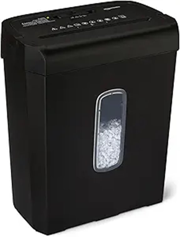 Amazon Basics Cross-Cut Paper & Credit Card Shredder