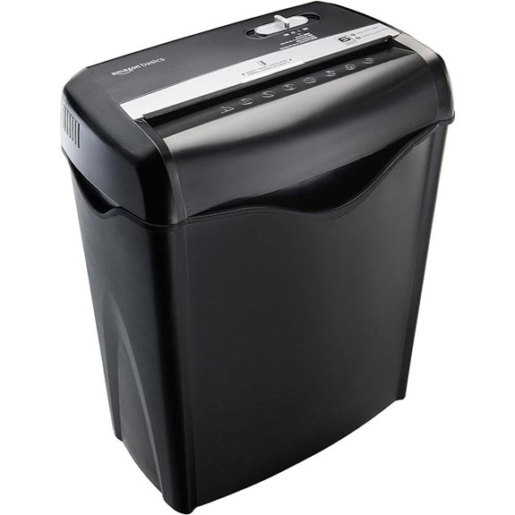Amazon Basics Cross Cut Paper and Credit Card Shredder