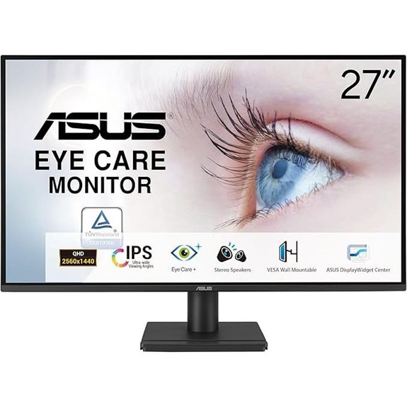 ASUS 27” 1440P Eye Care Monitor (VA27AQ)