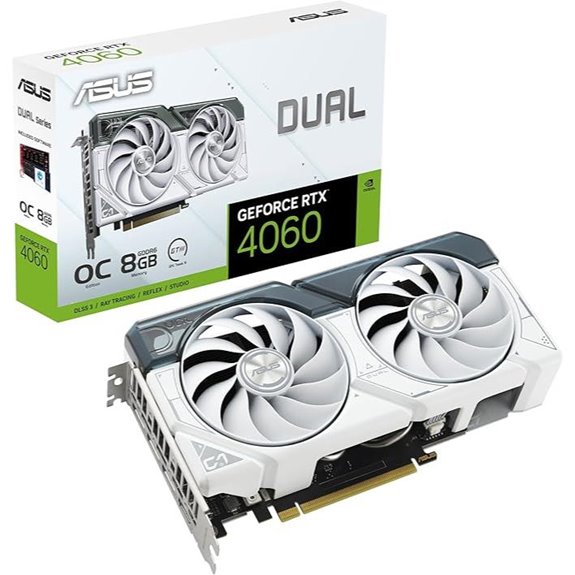 ASUS Dual RTX 4060 OC White Graphics Card
