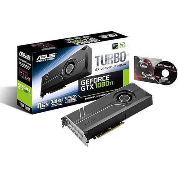ASUS GTX 1080 Ti 11GB Turbo VR Gaming Graphics Card