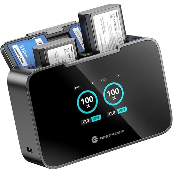 FirstPower NP-FW50 Battery & 20W Dual Charger Kit