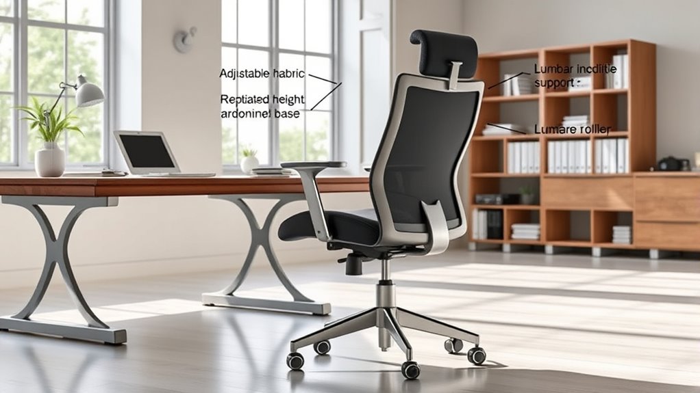 big and tall ergonomic features