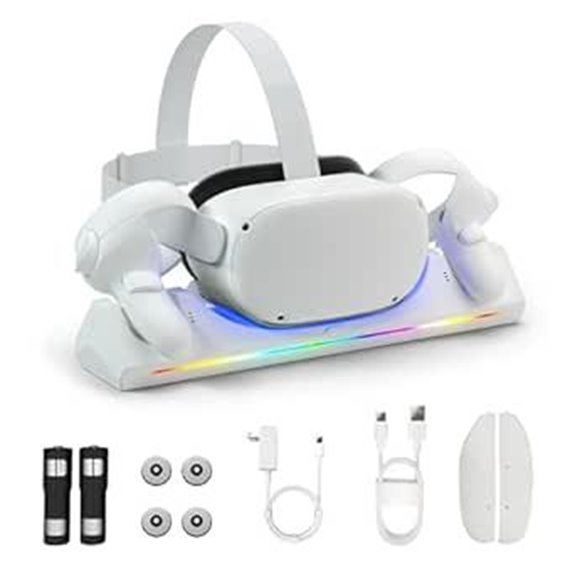 Bioherm Oculus Quest 2 Charging Dock with Batteries