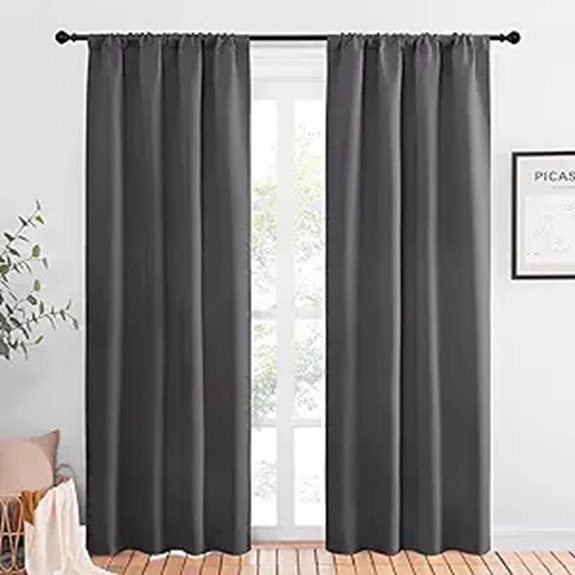 NICETOWN Blackout Curtains 84 Inches 2 Panels
