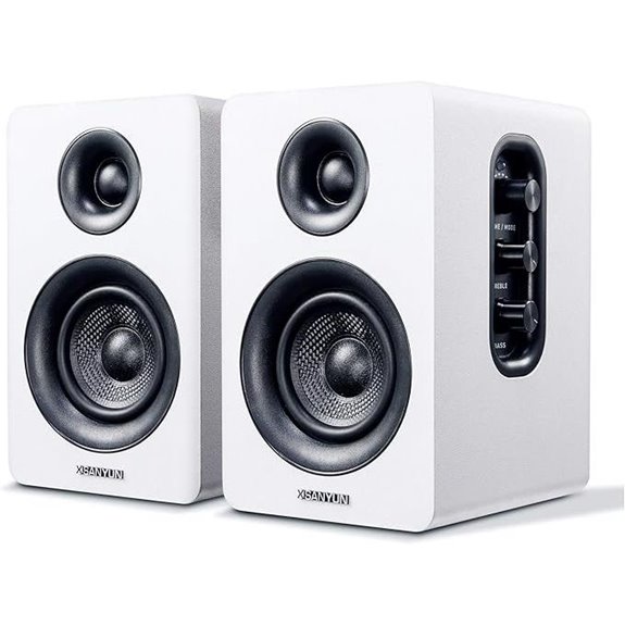 Sanyun SW208 Bluetooth 5.0 Bookshelf Speakers (Pair)