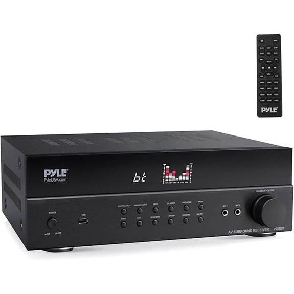Pyle Bluetooth Home Theater Receiver with Surround Sound