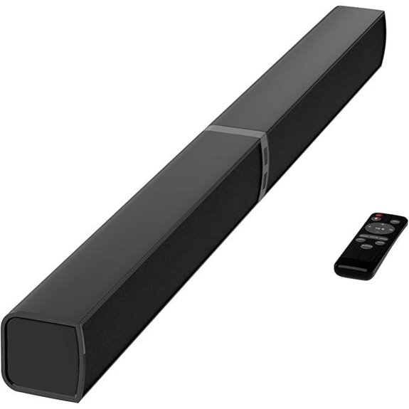 MZEIBO 80W Bluetooth Soundbar with Bass and Connectivity