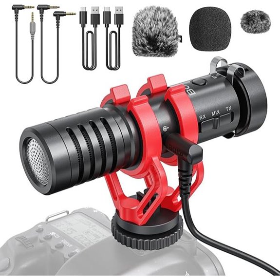BOYA MM1W Shotgun Microphone for Cameras and Smartphones