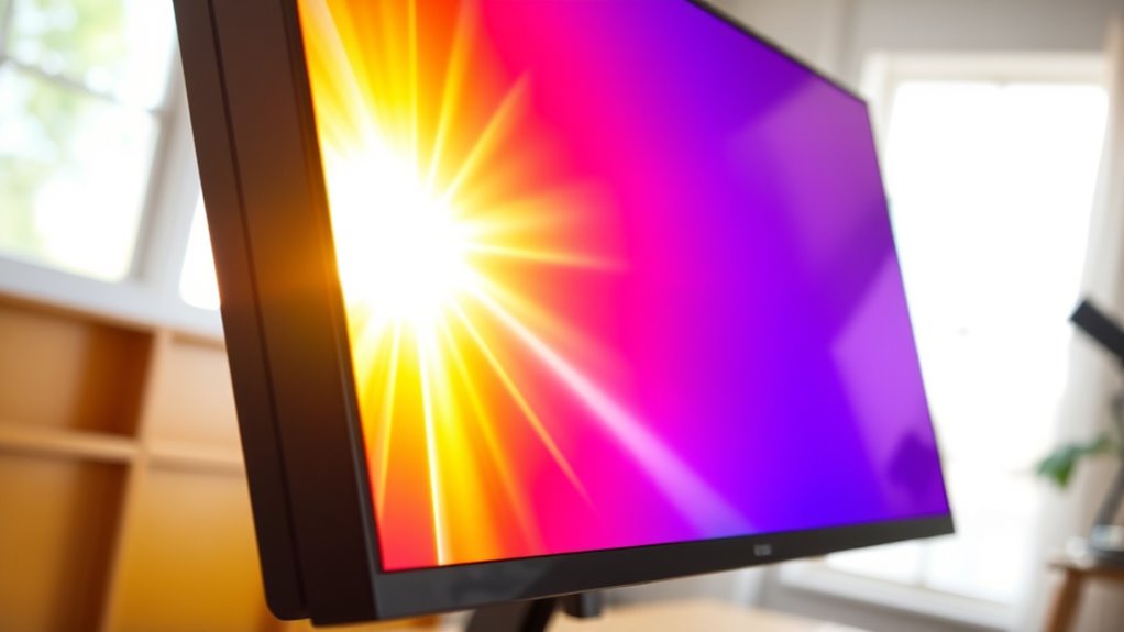 bright room display considerations