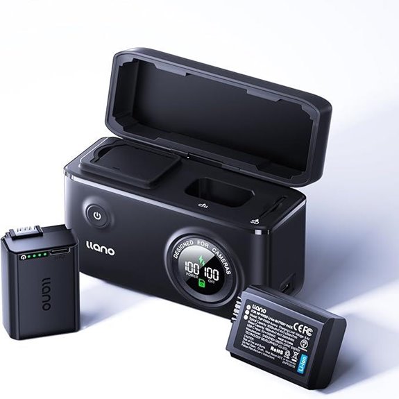 Llano 4-in-1 NP-FW50 Charger Kit with Batteries