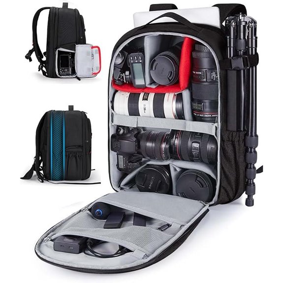BAGSMART Camera Backpack with Laptop & Rain Cover