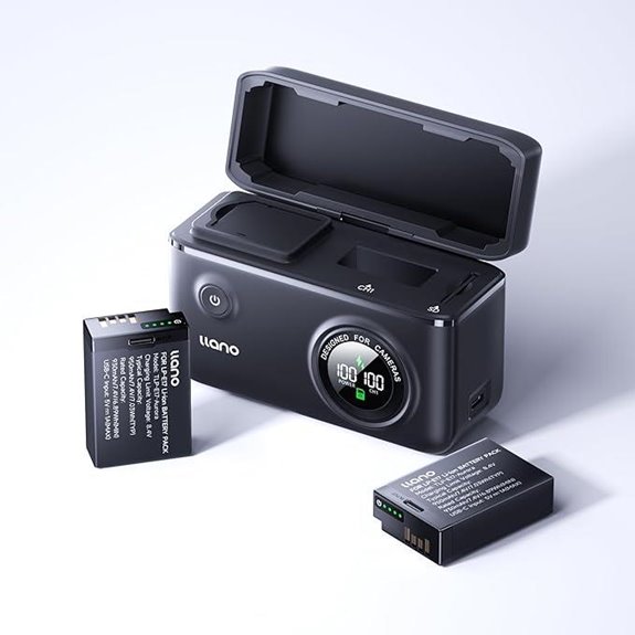 Llano 4-in-1 Battery Charger Kit for Canon Cameras