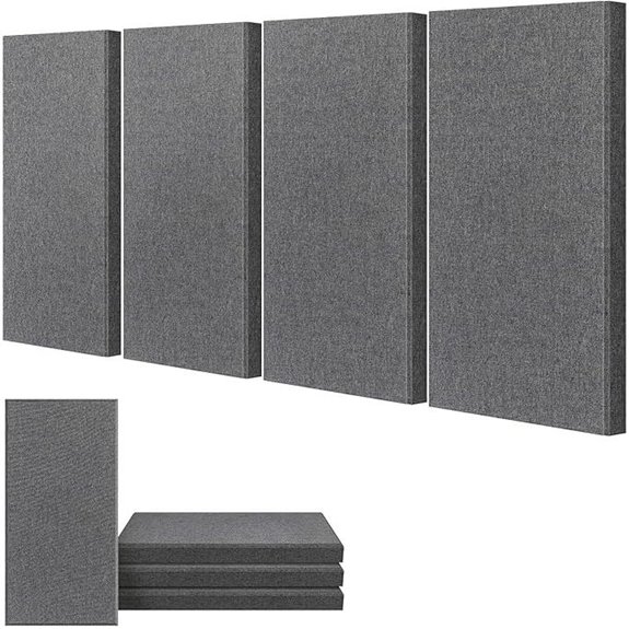 UMIACOUSTICS 4 Acoustic Soundproof Panels Charcoal Grey