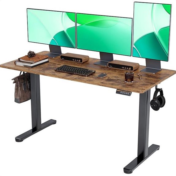 Claiks Adjustable Standing Desk 55x24 Inches
