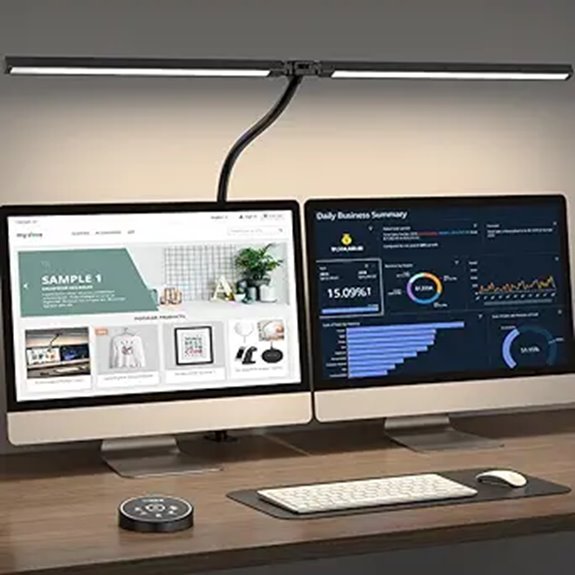 Led Desk Lamp for Office & Home with Clamp