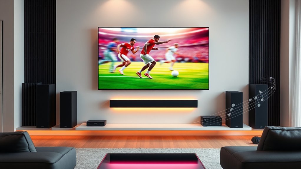 clear sound and deep bass