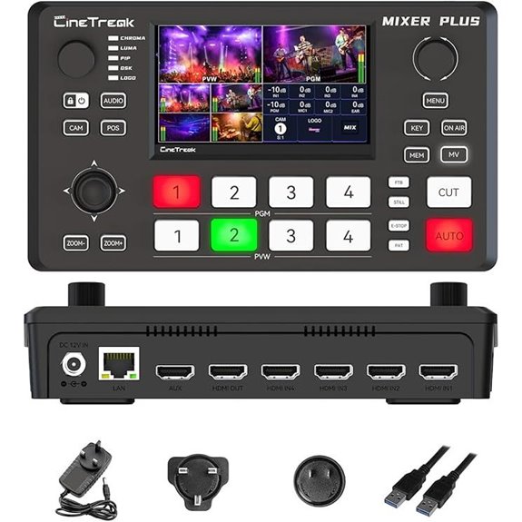 Mixer Plus 4 HDMI Compact Video Switcher