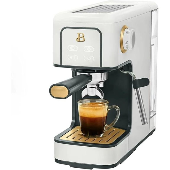 Slim 20-Bar Espresso Machine with Programmable Brewing