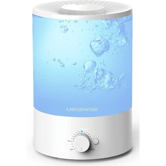 MegaWise Cool Mist Humidifier with Night Light
