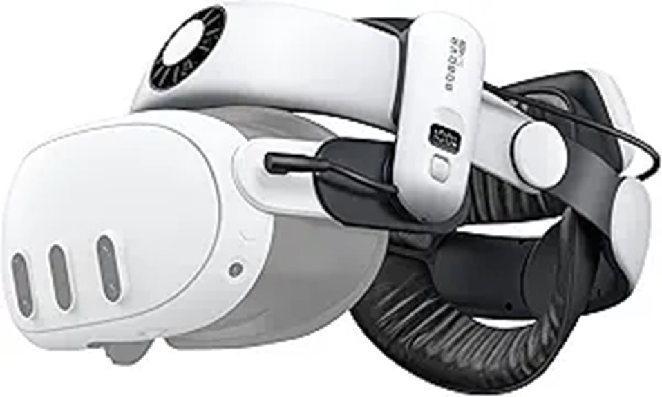BOBOVR S3 Pro Battery Strap with Cooling & Power