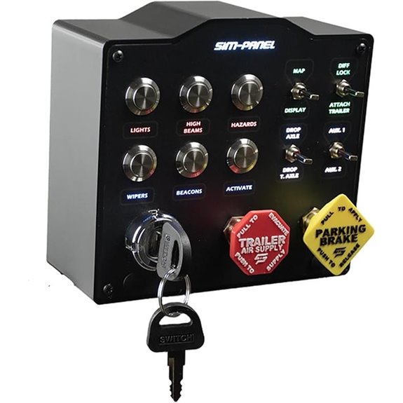 ATS/ETS2 Button Box with Custom Backlighting