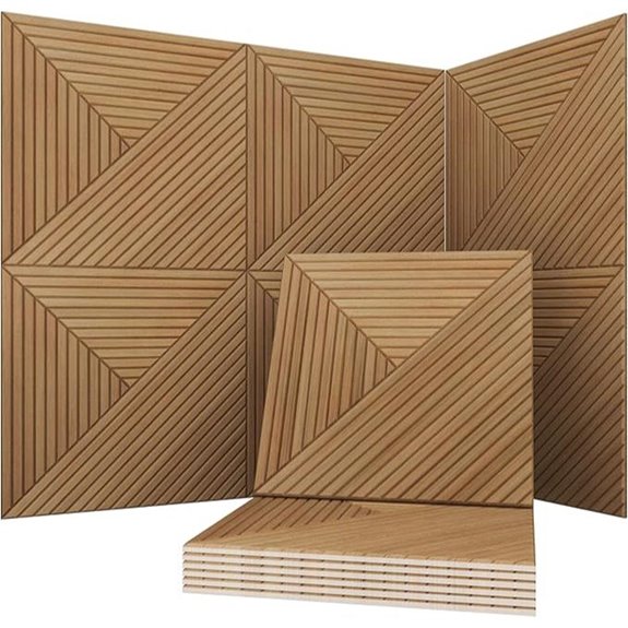 Decorative 6-Piece Acoustic Wall Panels