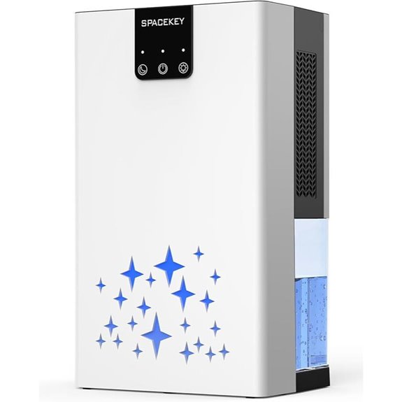 Dehumidifier with LED Light and Auto Shut Off