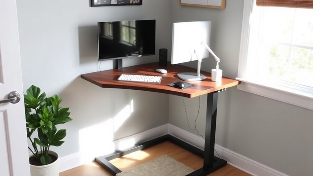 desk size adjustability stability
