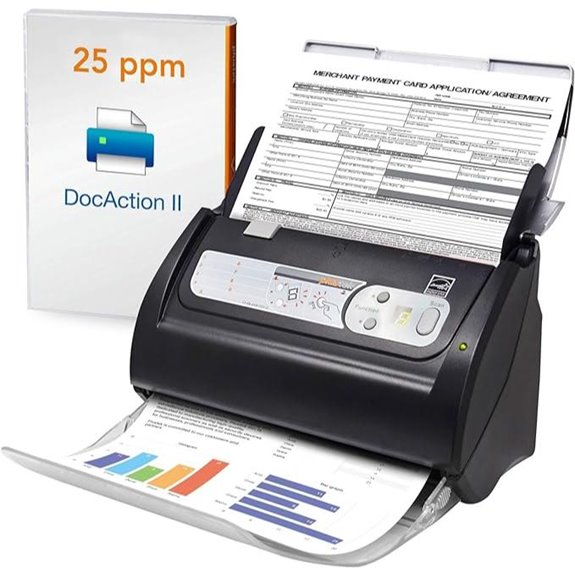 Plustek PS186 Desktop Scanner with Auto Document Feeder