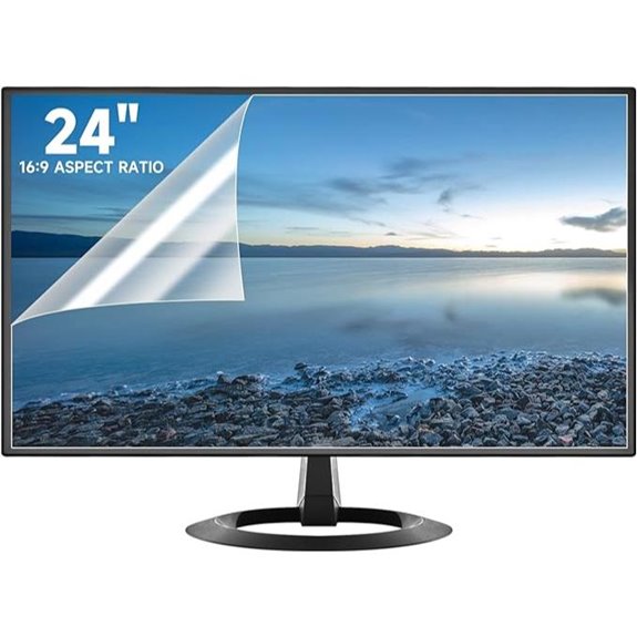 2 Pack 24-Inch Anti-Glare Screen Protectors