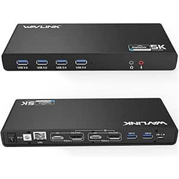 WAVLINK Dual 4K Docking Station with Multiple Ports