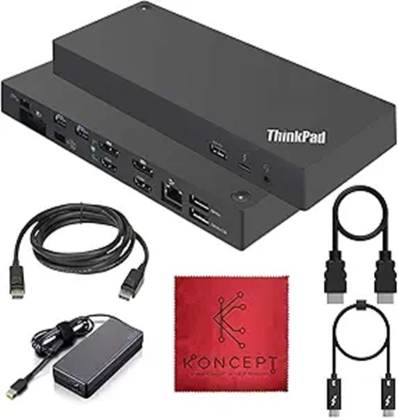 Lenovo Thunderbolt 3 Dock Gen 2 Dual 4K Monitors