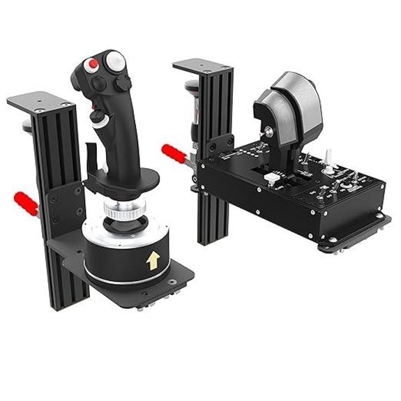 Easyget 2 Pack Flight Sim Joystick Desk Mounts