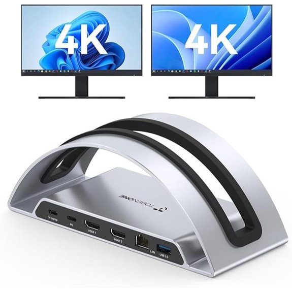 TobenONE Dual Monitor Docking Station with HDMI
