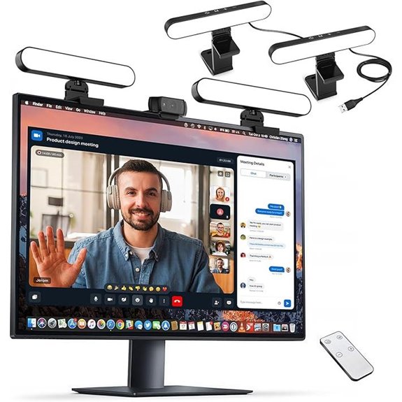 yAyusi Dual-lamp Video Conference Ring Light